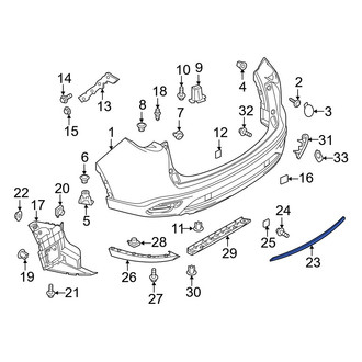 Mazda OE - Rear Bumper Trim