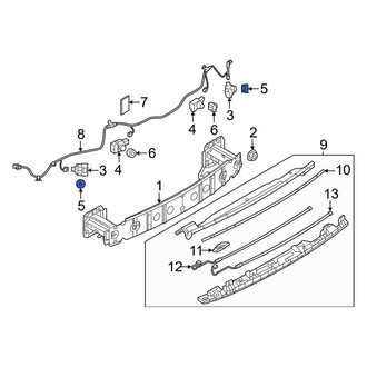 Mazda OE - Outer Parking Aid Sensor Retaining Ring