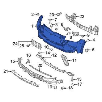 Mazda OE - Front Upper Bumper Cover