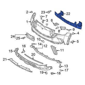 Mazda OE - Front Bumper Impact Bar