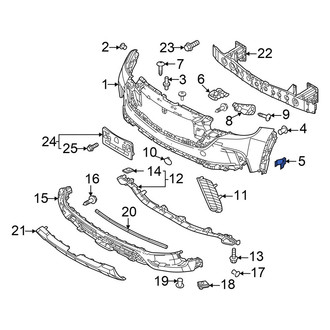 Mazda OE - Bumper Cover Retainer