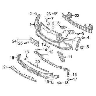 Mazda OE - Front Bumper & Grille - Bumper & Components