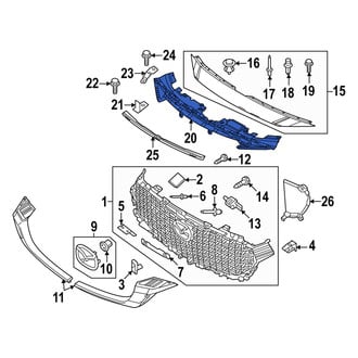 Mazda OE - Front Radiator Support Access Cover