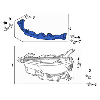 Mazda OE - Left Headlight Bracket