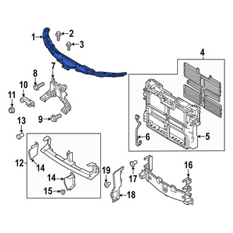 Mazda OE - Front Radiator Support Tie Bar