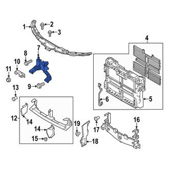 Mazda OE - Front Hood Latch Support