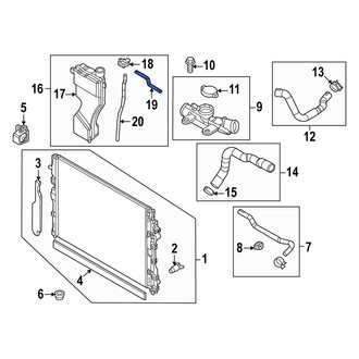 Mazda OE - Engine Coolant Reservoir Hose