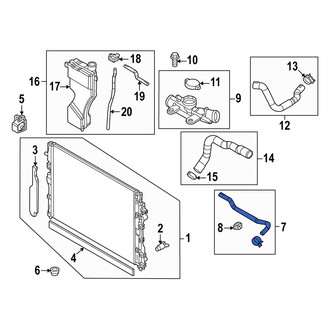Mazda OE - Engine Coolant Overflow Hose