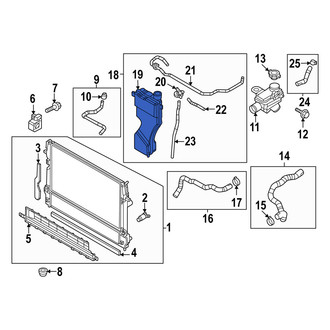 Mazda OE - Front Engine Coolant Reservoir