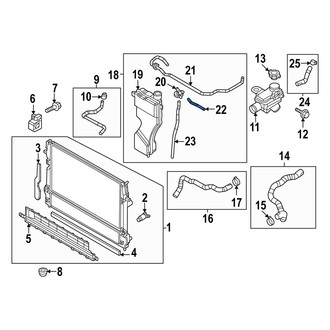 Mazda OE - Engine Coolant Reservoir Hose