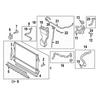 Mazda OE - Front Engine Coolant Reservoir