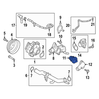 Mazda OE - Engine Coolant Thermostat