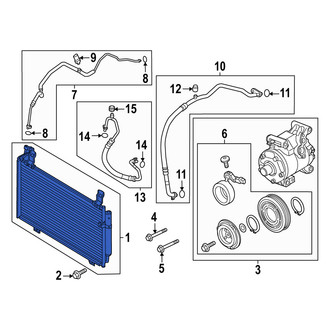 Mazda OE - A/C Condenser