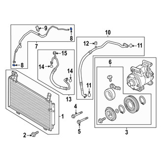 Mazda OE - A/C Evaporator Core O-Ring