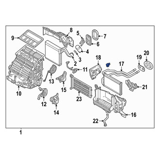 Mazda OE - HVAC Unit Case Assembly
