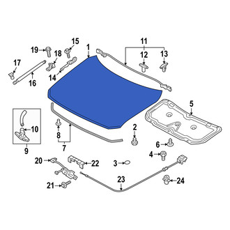 Mazda OE - Front Hood Panel