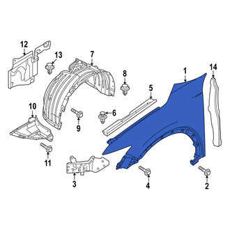 Mazda OE - Front Left Fender