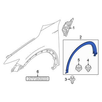 Mazda OE - Front Left Wheel Arch Molding