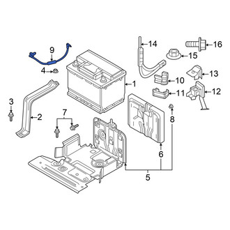Mazda OE - Battery Vent Tube