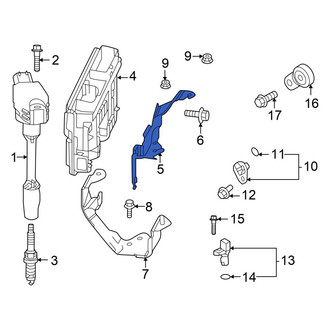 Mazda OE - Upper Engine Control Module (ECM) Bracket