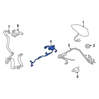 Mazda OE - Front Antenna Cable