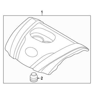 Mazda OE - Engine / Transaxle - Engine Appearance Cover (M Engine VIN Character)