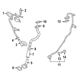 Mazda OE - Engine / Transaxle - Hoses & Lines