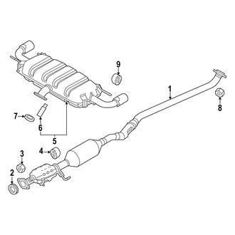 Mazda OE - Exhaust System - Exhaust Components