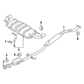 Mazda OE - Exhaust System - Exhaust Components