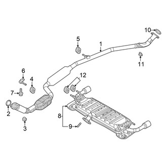 Mazda OE - Exhaust System - Exhaust Components