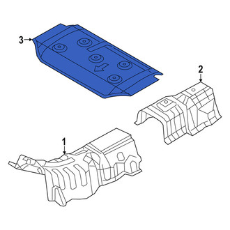 Mazda OE - Rear Floor Pan Heat Shield