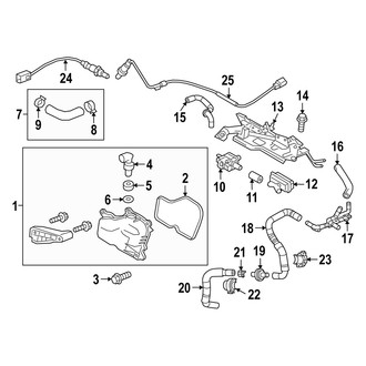 Mazda OE - Emission System - Emission Components (Engine Compartment)