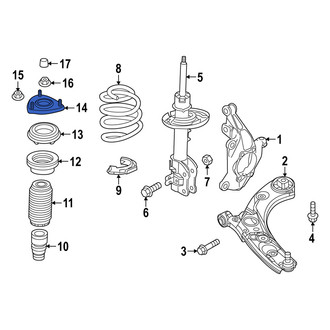 Mazda OE - Front Suspension Strut Mount