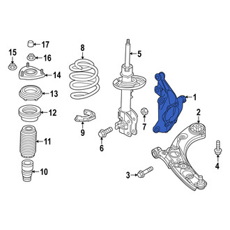 Mazda OE - Left Steering Knuckle