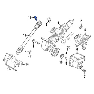 Mazda OE - Lower Steering Shaft Bolt
