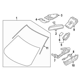 Mazda OE - Windshield - Glass