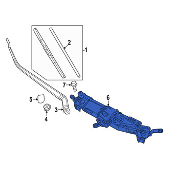 Mazda OE - Front Wiper Motor