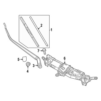 Mazda OE - Windshield - Wiper Components (2.5 S / 2.5 Turbo)