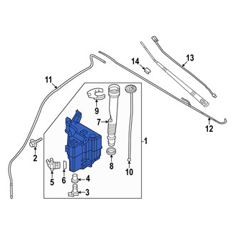 Mazda OE - Washer Fluid Reservoir