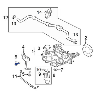Mazda OE - Brake Master Cylinder Reservoir Bolt