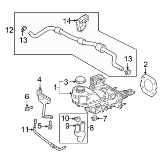 Mazda OE - Cowl - Components on Dash Panel