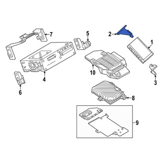 Mazda OE - Upper Radio Bracket