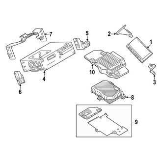 Mazda OE - Instrument Panel - Sound System (Receivers and Amplifiers)