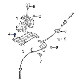 Mazda OE - Automatic Transmission Shift Lever Bolt