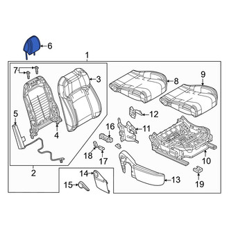 Mazda OE - Front Left Headrest