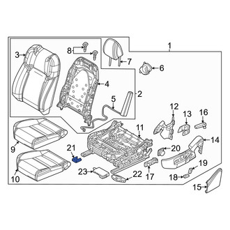 Mazda OE - Front Left Seat Track Cover