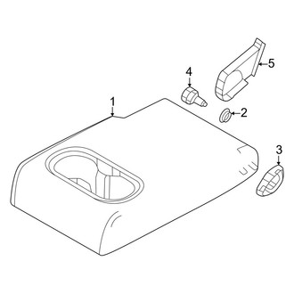 Mazda OE - Seats & Tracks - Rear Seat (Armrest)