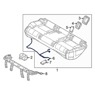 Mazda OE - Rear Seat Air Bag Connector
