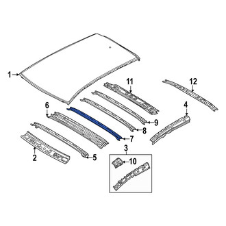 Mazda OE - Center Roof Panel Reinforcement