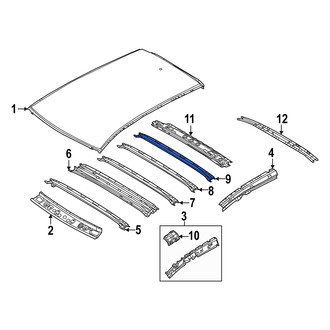 Mazda OE - Rear Roof Panel Reinforcement